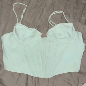 Mint Green Bustier Top